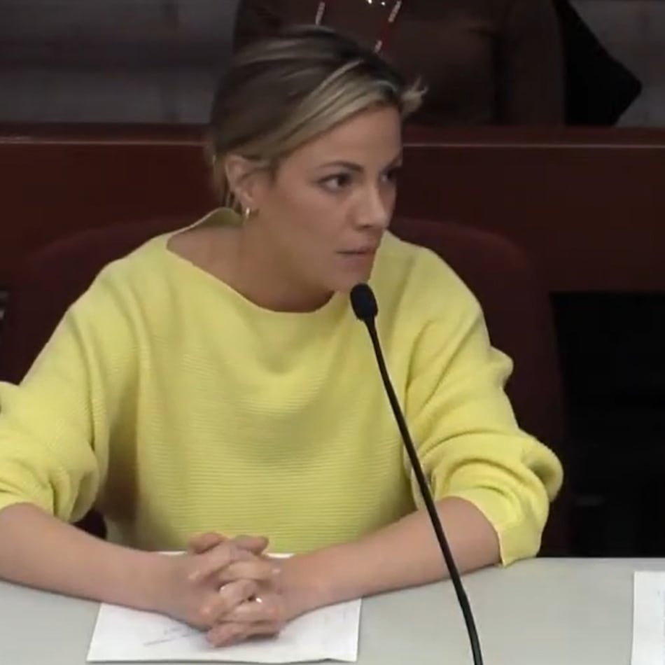 Department of Human Services Commissioner Candice Broce speaks to a Georgia House committee on juvenile justice on March 20, 2023. (Georgia House of Representatives)