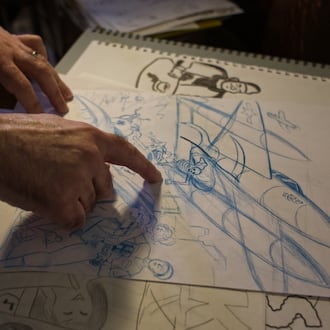 Atlanta illustrator Rich Tommaso employs classic techniques to make comics suitable for the modern age. (Dustin Timbrook/Courtesy of Arts ATL)