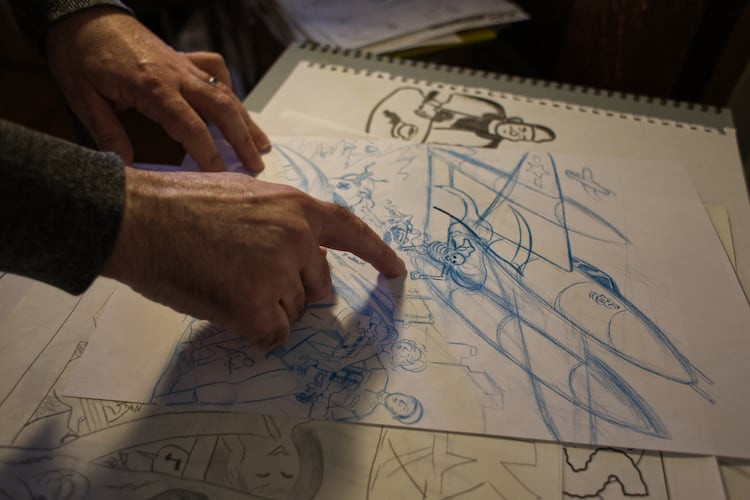 Atlanta illustrator Rich Tommaso employs classic techniques to make comics suitable for the modern age. (Dustin Timbrook/Courtesy of Arts ATL)