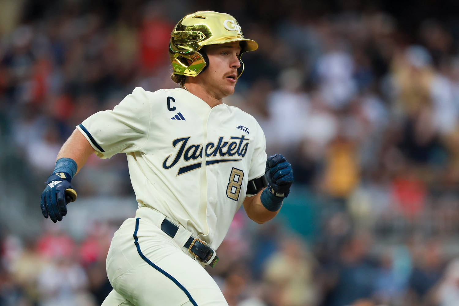 University of Georgia vs Georgia Tech in an NCAA baseball game at Truist Park