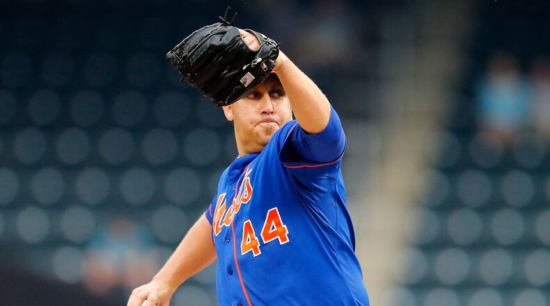 Aaron Harang, a 12-year-veteran, has played with the Oakland A's, Cincinnati Reds, San Diego Padres, Los Angeles Dodgers, Seattle Mariners and the New York Mets.