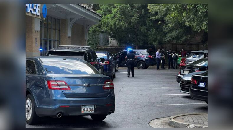 Police are investigating a shooting in a northeast Atlanta shopping center.