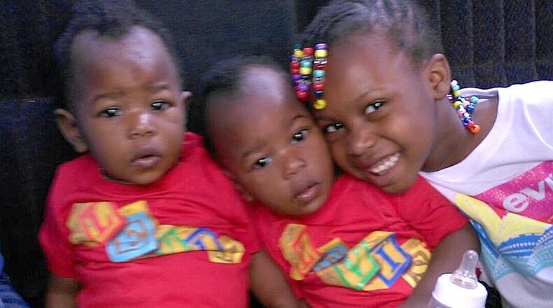 Jayden Jamar Clay, far left, shown in a 2014 family picture with his siblings, died after being shot in his Butts County home. (Family photo)