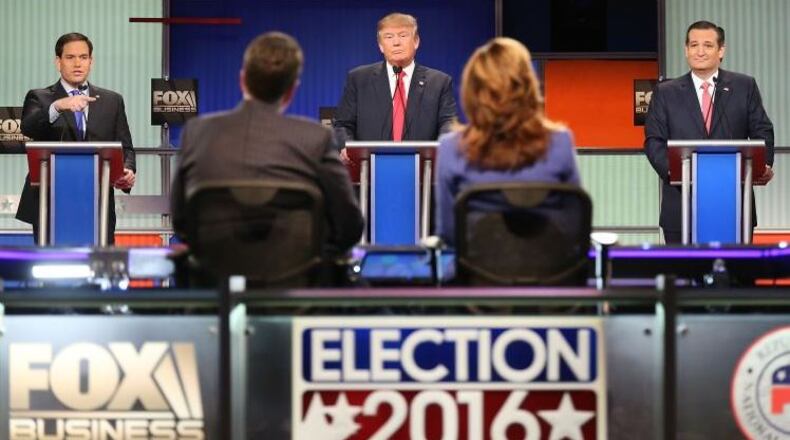 That view would be sufficient for the next debate. (Getty Images / Scott Olson)