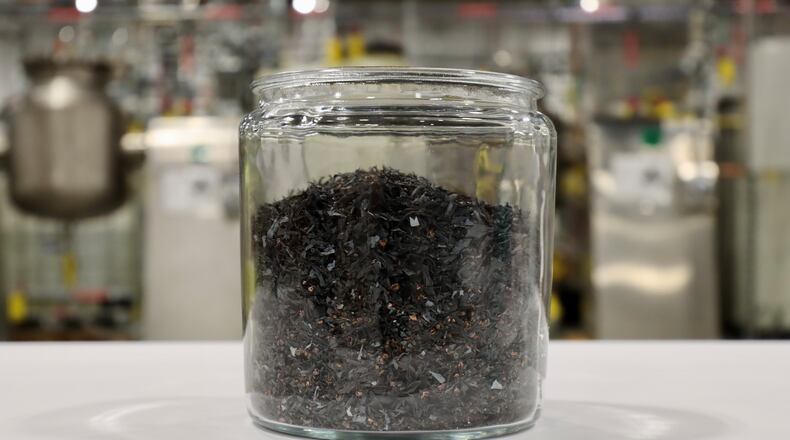 The Ascend Elements lithium-ion battery recycling plant in Covington, Ga. will shred EV battery manufacturing scrap from the SK Battery America facility in Commerce, Ga. so that the materials can be reused to make new lithium-ion batteries.