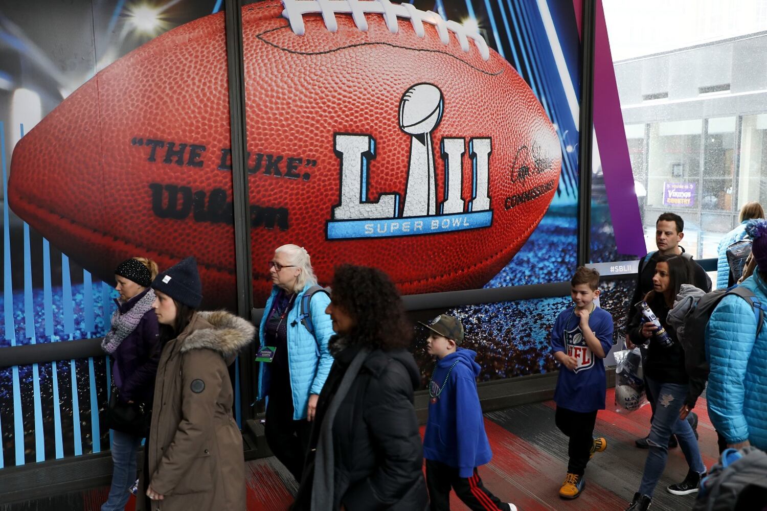 Photos: The scene at the Super Bowl