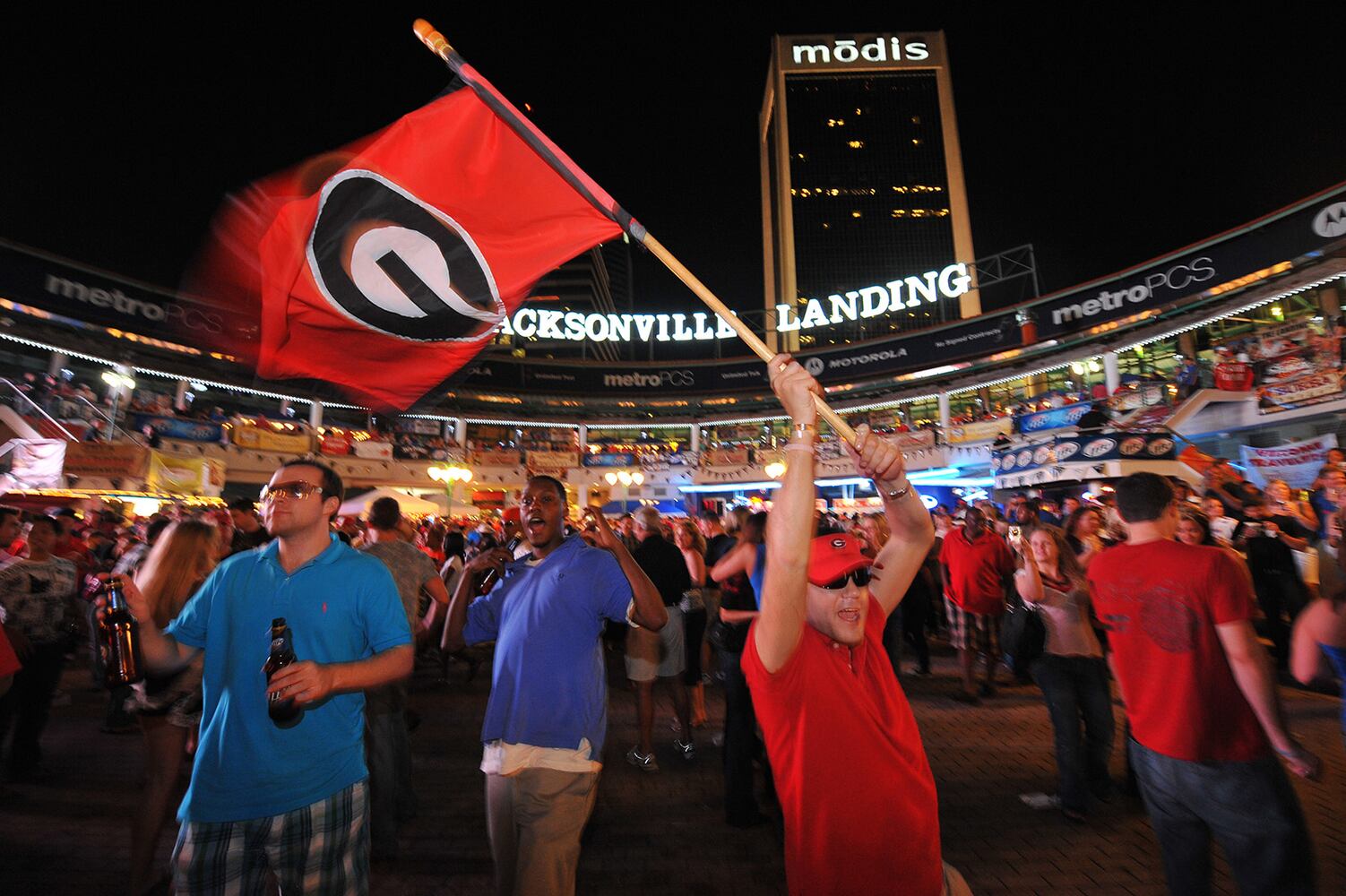 Photos: UGA fans at Jacksonville Landing through the years