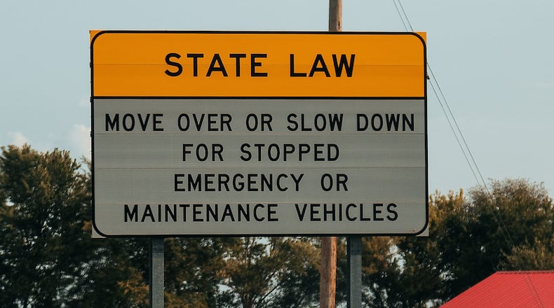 The little-known Move Over Law was passed after a growing number of police, emergency technicians and DOT workers were being killed or critically injured during traffic stops, crash responses and highway construction projects. (Courtesy Wikimedia)