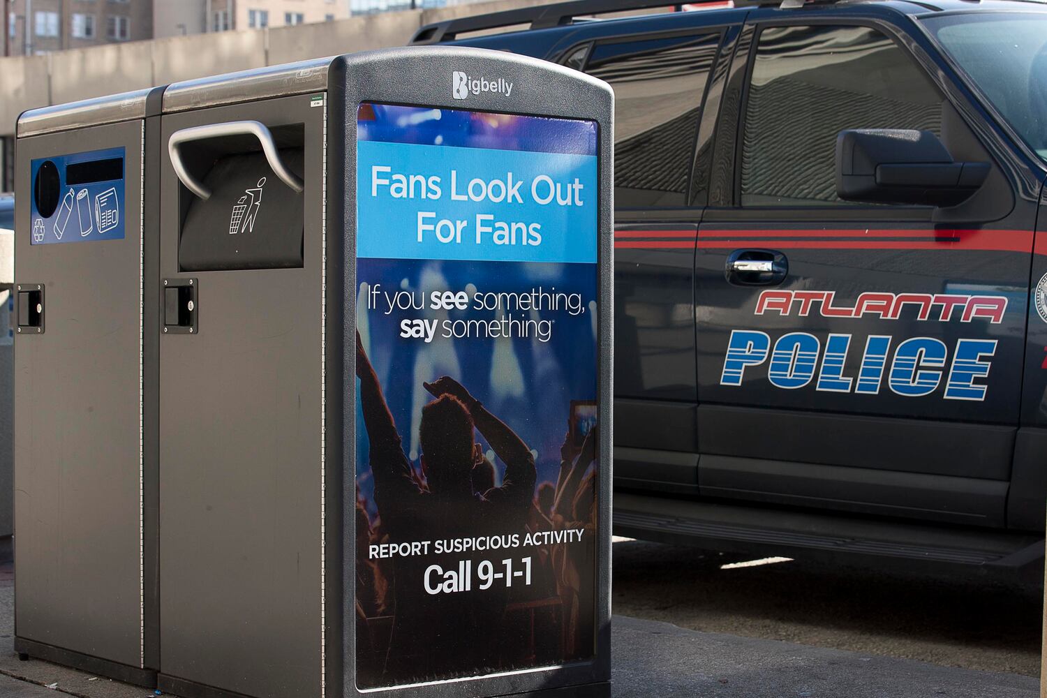Photos: See how Atlanta's landmarks have readied for Super Bowl