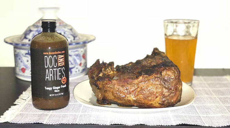 Tangy Ginger Peach Glaze from Doc & Artie's