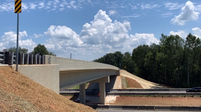 GDOT completes Cedar Ridge Road Bridge reopens to traffic Aug. 15, two days early. (Courtesy GDOT)