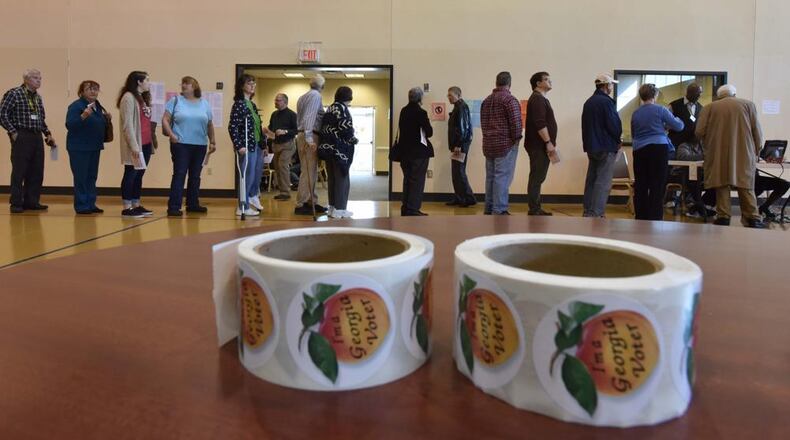 The Georgia secretary of state’s office mailed absentee ballot request forms to active voters several weeks ago. But some were never delivered, and request forms will will now be sent again to about 323,000 voters.