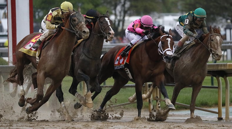Thoroughbred racing, one gambling option supporters have pushed in Georgia, has been in decline. Alexander Waldrop, the president and CEO of the National Thoroughbred Racing Association, said it was a $16 billion industry in 2009 but is now down to $11 billion. (AP Photo/John Minchillo, File)