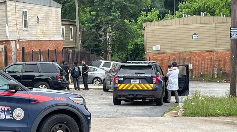 The child was found safe inside the abandoned car at an apartment complex on New Town Circle.