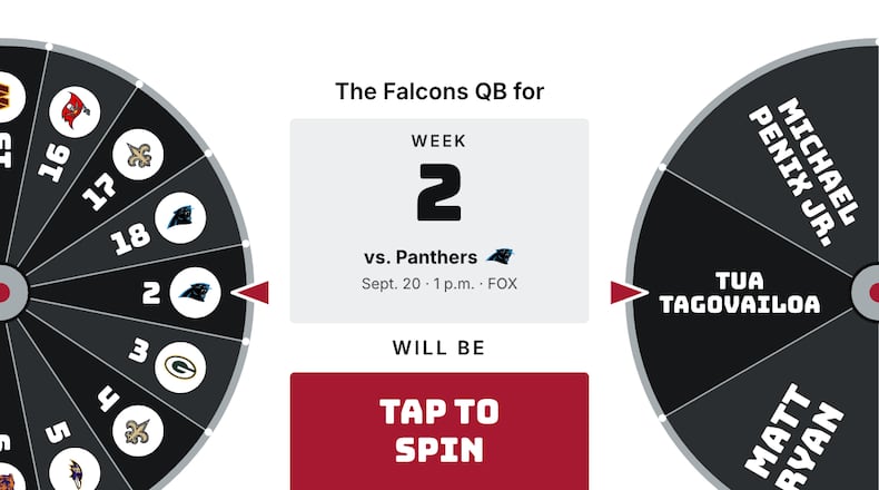This is a screenshot, not a prediction. (Rahul Deshpande/AJC)