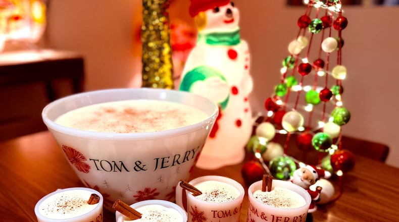 The Tom and Jerry, a traditional winter holiday cocktail, is experiencing a resurgence. (Paolo Aguila for The Atlanta Journal Constitution)