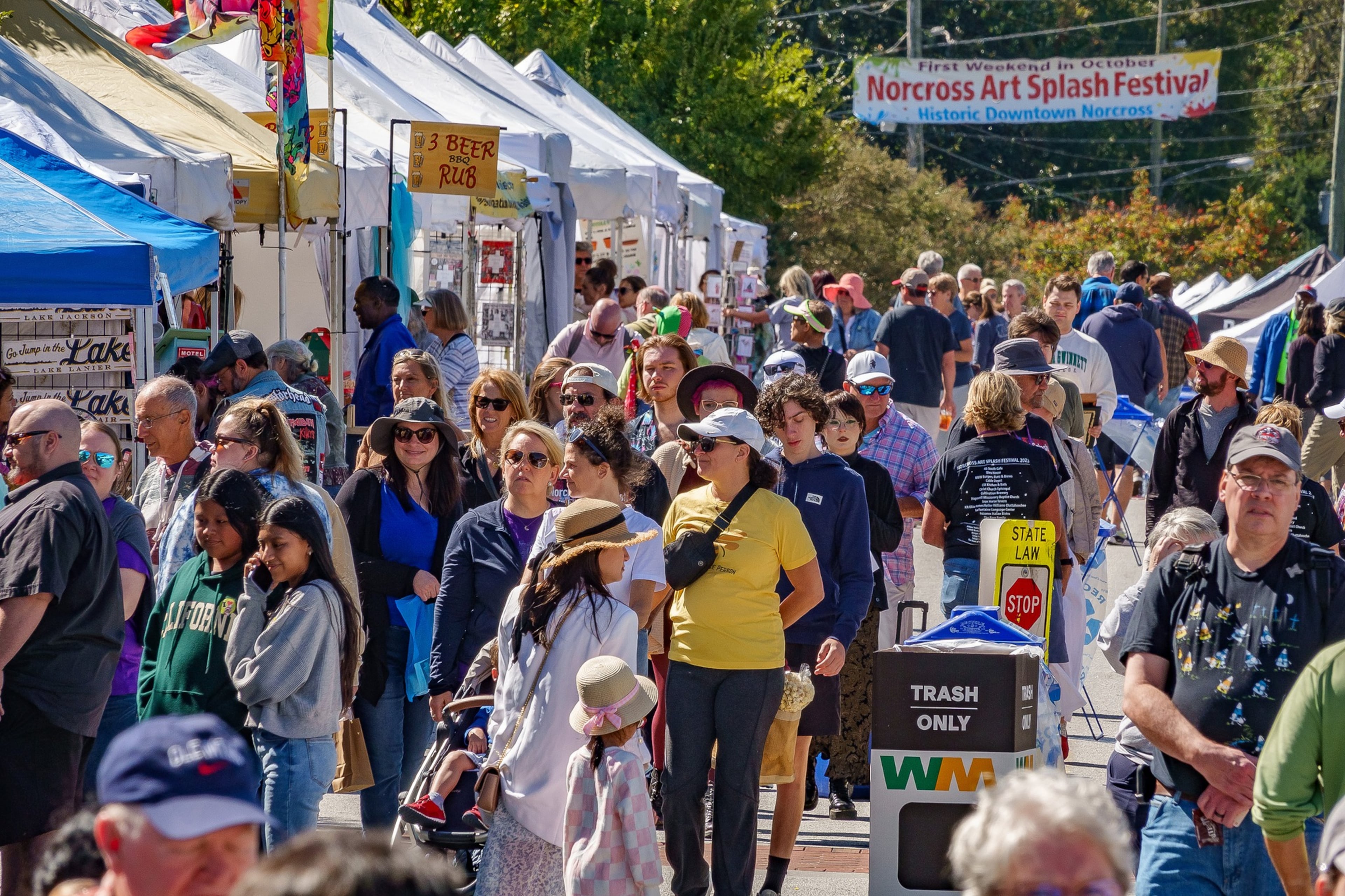 The works of more than 100 artists are available at Norcross Art Splash Festival on Saturday and Sunday, with pieces including folk art, ceramics, jewelry, metalworks and more. (Photo courtesy of Norcross Art Splash Festival)