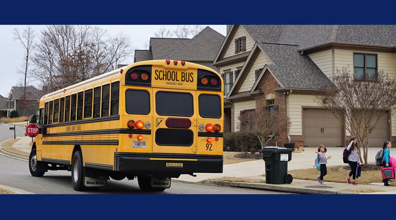 The Cherokee County School District now offers a bus-tracking app that lets parents see the location of their child’s school bus. CHEROKEE COUNTY SCHOOLS