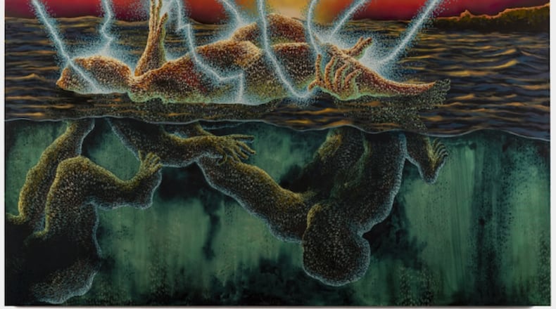 Didier William's "Baptism: We Cannot Drown Nou Beni" (2022).
Photo: Courtesy of Benjamin Blad