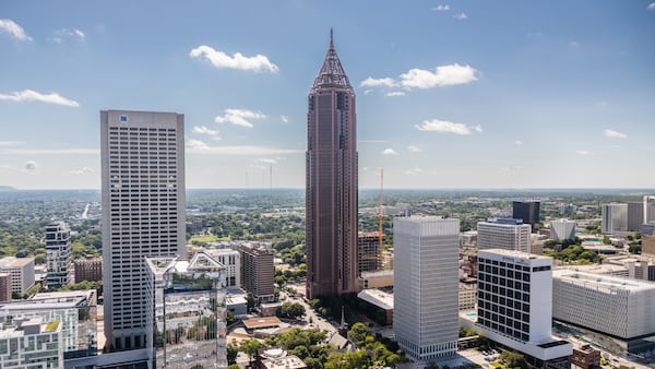 Bank of America Plaza is the tallest building in Atlanta and the 23rd tallest in the country. (Courtesy of CP Group)