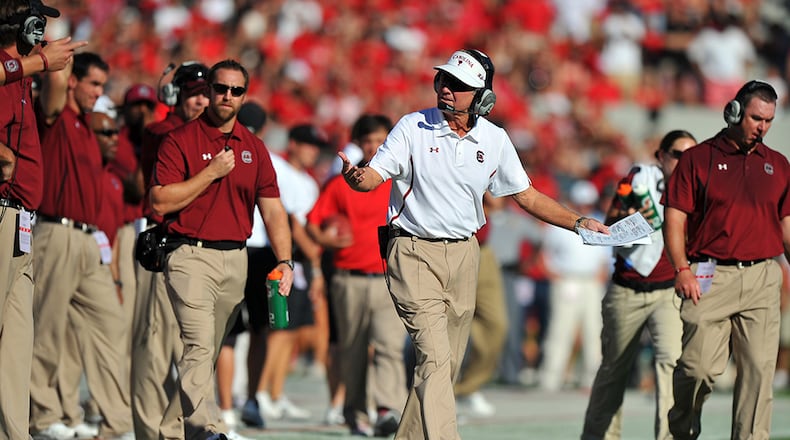 Steve Spurrier walked off Sanford Stadium a winner in 2011, not so in 2013.