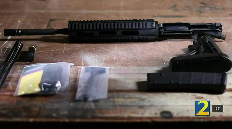 The U.S. Department of Justice defines ghost guns as firearms that are assembled or produced without a serial number by a person who is not a licensed firearms manufacturer.