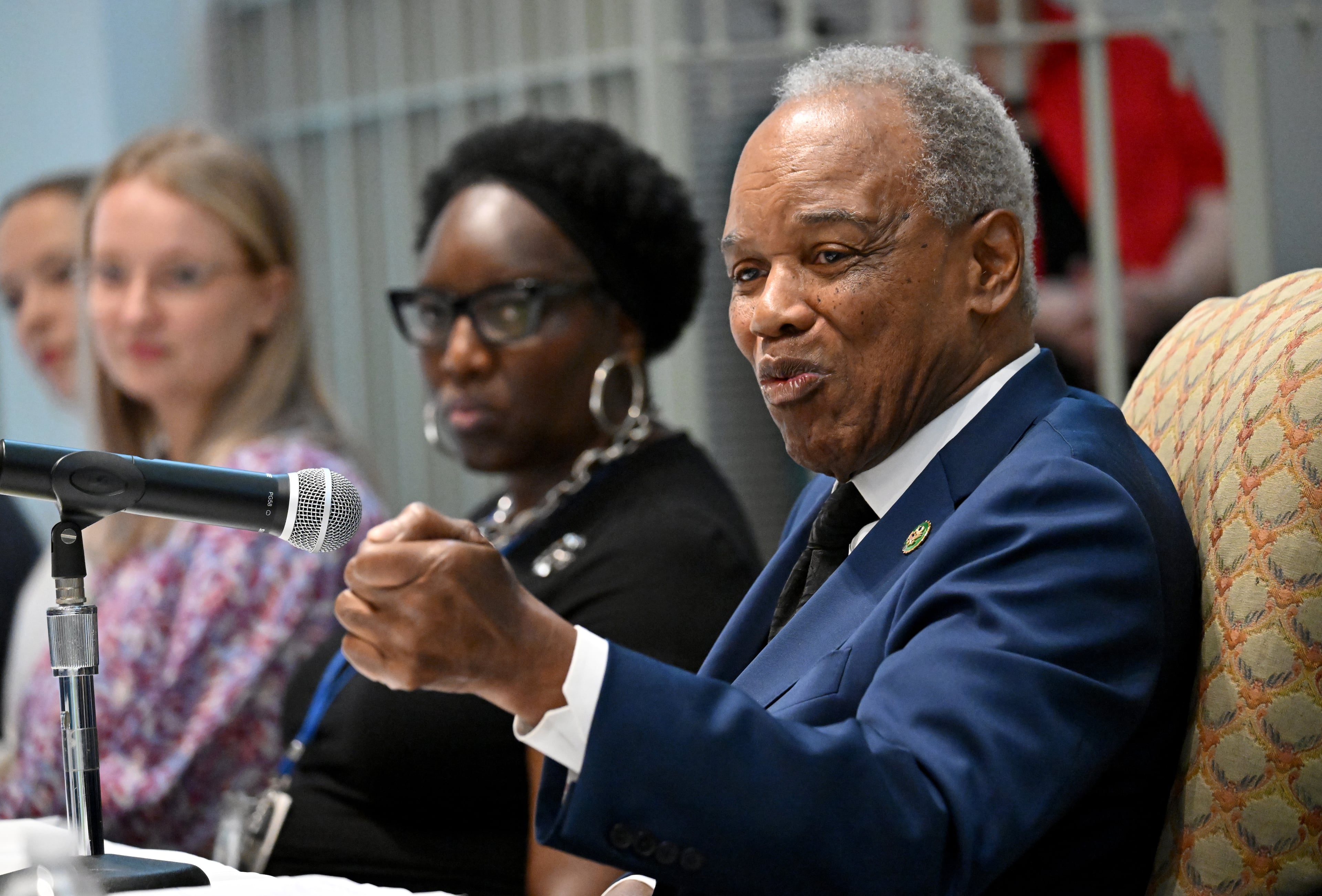 U.S. Rep. David Scott speaks in August 2023. (Hyosub Shin/AJC)