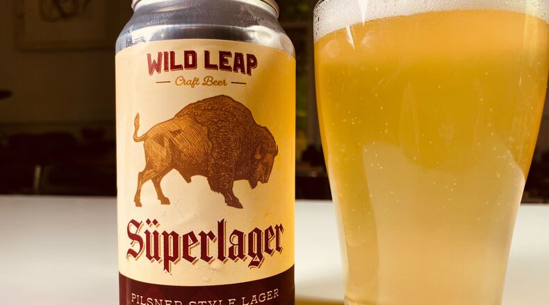 Wild Leap Superlager is a light, German-style Pilsner.