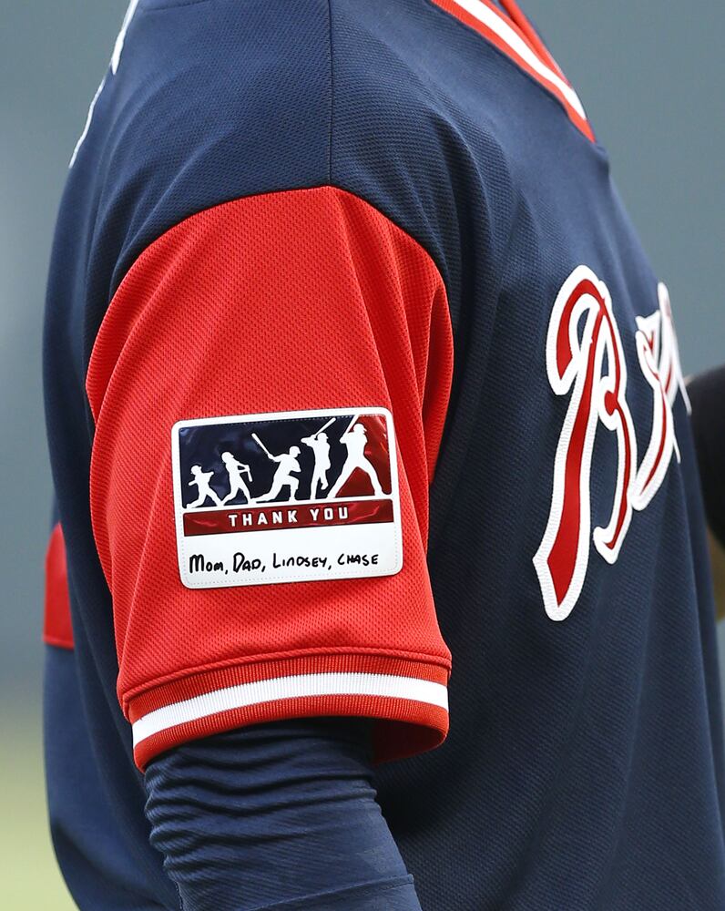 Photos: Braves wear unique nickname uniforms