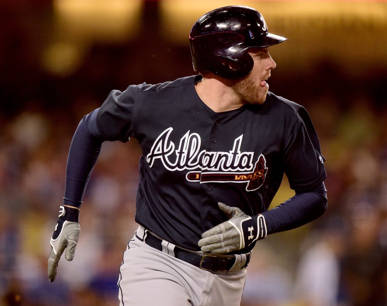 Photos: Braves pitcher Jaime Garcia hits grand slam against Dodgers