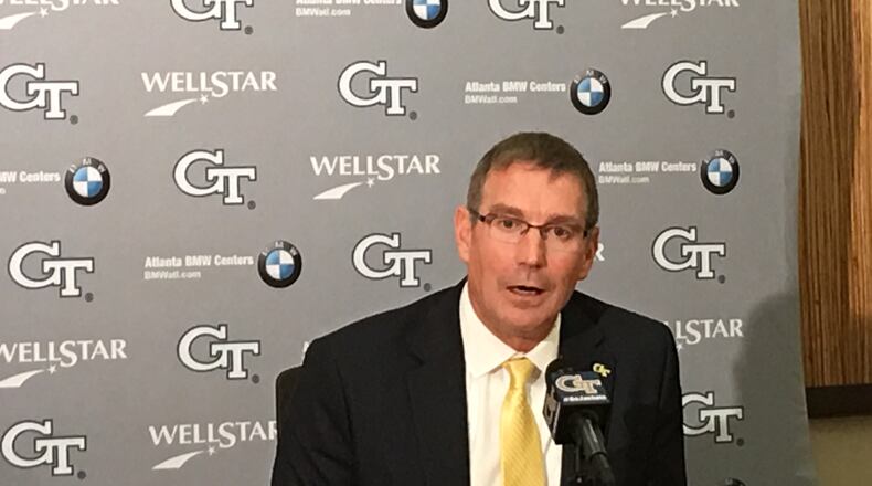 New Georgia Tech athletic director Todd Stansbury.