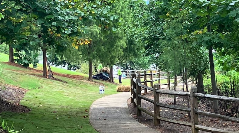 Sandy Springs recently completed repair and restoration at Morgan Falls Overlook Park. COURTESY CITY OF SANDY SPRINGS
