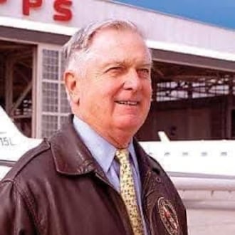 Pat Epps founded Epps Air Service with his brothers at DeKalb-Peachtree Airport in 1965. The fixed-base operator sold, fueled, chartered, stored and managed airplanes at the airport as Epps Aviation until it was sold in 2023. (Courtesy of the Epps family)