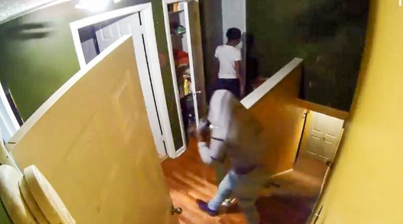 DeKalb County police are looking for two burglary suspects.