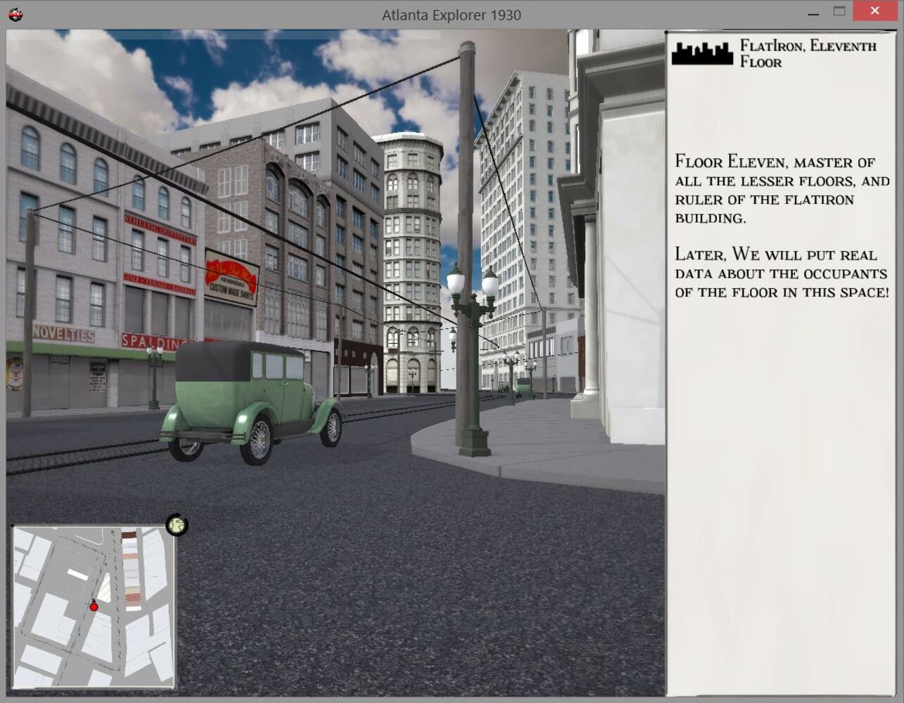 Atlanta Explorer: A 3D view of 1930 Atlanta