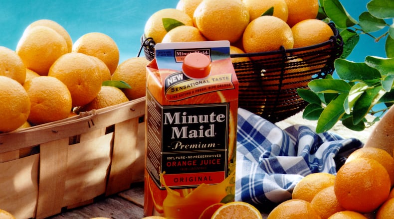 Coca-Cola is moving its Texas-based Minute Maid operation to Atlanta, the company confirmed to The Atlanta Journal-Constitution on Saturday. (AJC file photo)