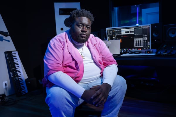 Swayvo Twain’s upcoming album is currently unnamed and has no release date. But it’s set to drop this year. He wants to be patient, having released a few singles since his mom’s death, including the somber “DoveSoar” and party track “HookahSmoke.” (Arvin Temkar/AJC)