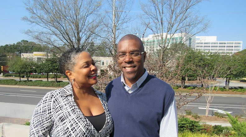 Sharon and David Conley star in a short film called "Father's Day," which examines a horrific school shooting from the perspectives of all involved. Photo: Jennifer Brett