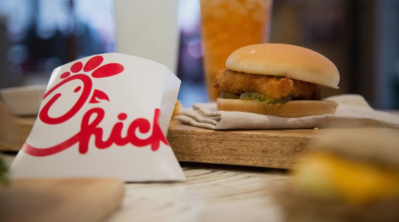 Chick-fil-A is expanding into Toronto, opening what it says is its first international full-service, franchised restaurant. But it’s not the company’s first foray beyond the United States. Bloomberg photo by Michael Nagle
