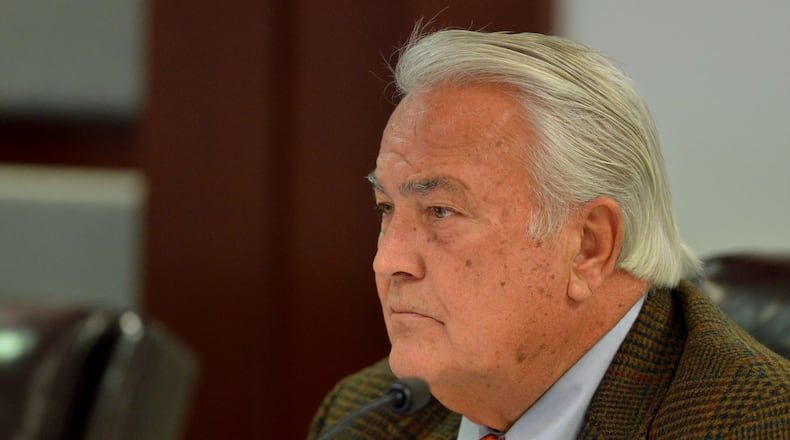 Public Service Commissioner Lauren “Bubba” McDonald, shown here in 2013, acknowledged his idea to kill the Plant Vogtle surcharge on electric bills probably won’t succeed. KENT D. JOHNSON / KDJOHNSON@AJC.COM