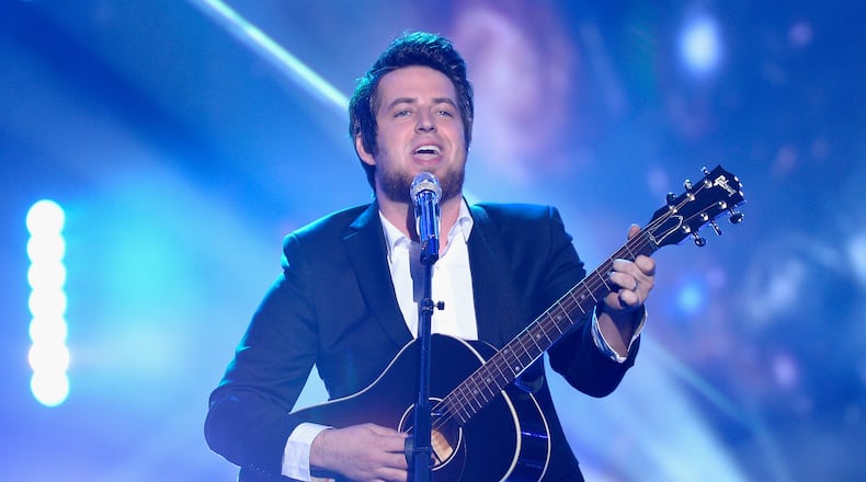 HOLLYWOOD, CALIFORNIA - APRIL 07: Recording artist Lee DeWyze performs onstage during FOX's "American Idol" Finale For The Farewell Season at Dolby Theatre on April 7, 2016 in Hollywood, California. at Dolby Theatre on April 7, 2016 in Hollywood, California. (Photo by Kevork Djansezian/Getty Images)