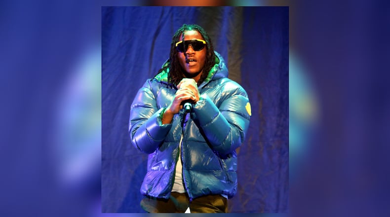 Lil Keed was among the opening acts at the sold-out Back Outside Tour at State Farm Arena on Sunday, December 12, 2021. (Photo: Robb Cohen for The Atlanta Journal-Constitution)