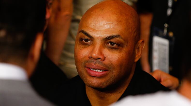 LAS VEGAS, NV - MAY 02: Charles Barkley attends the welterweight unification championship bout on May 2, 2015 at MGM Grand Garden Arena in Las Vegas, Nevada. (Photo by Al Bello/Getty Images)