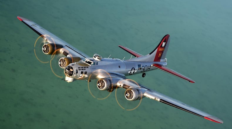 The public is invited to take flight on a B-17 aircraft from the Gwinnett County Airport at Briscoe Field in Lawrenceville on March 19-21. (Courtesy of Experimental Aircraft Association)