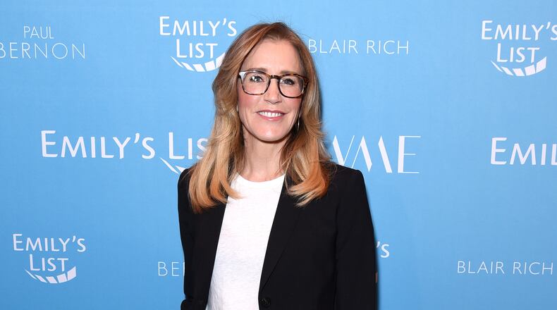 LOS ANGELES, CALIFORNIA - FEBRUARY 19: Felicity Huffman attends Raising Our Voices: Supporting More Women in Hollywood