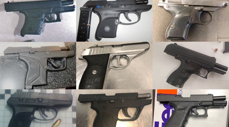 TSA detected a record number of guns at airport security checkpoints this year to date. Source: TSA