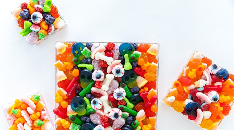 Halloween candy board from ATL Boards. Courtesy of Colleen Walter/XXIII Photo Studio