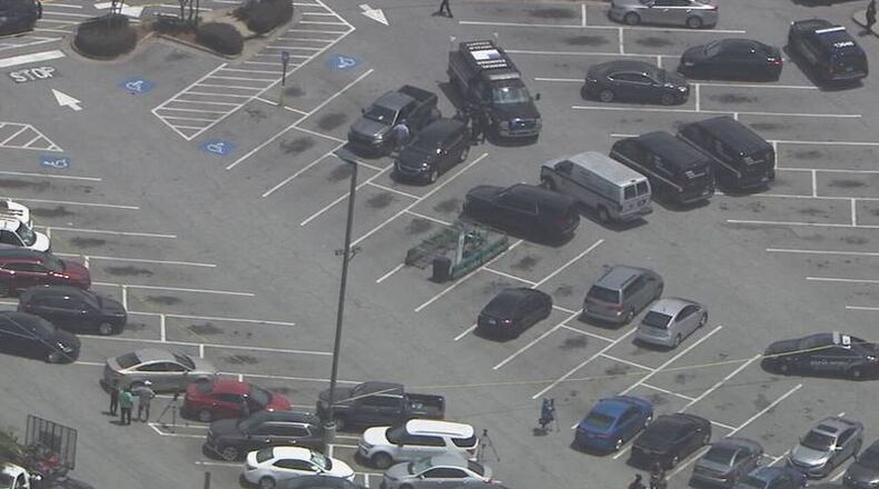 Officers were called to the Emory Commons shopping center on North Decatur Road for reports of a shooting, police said.