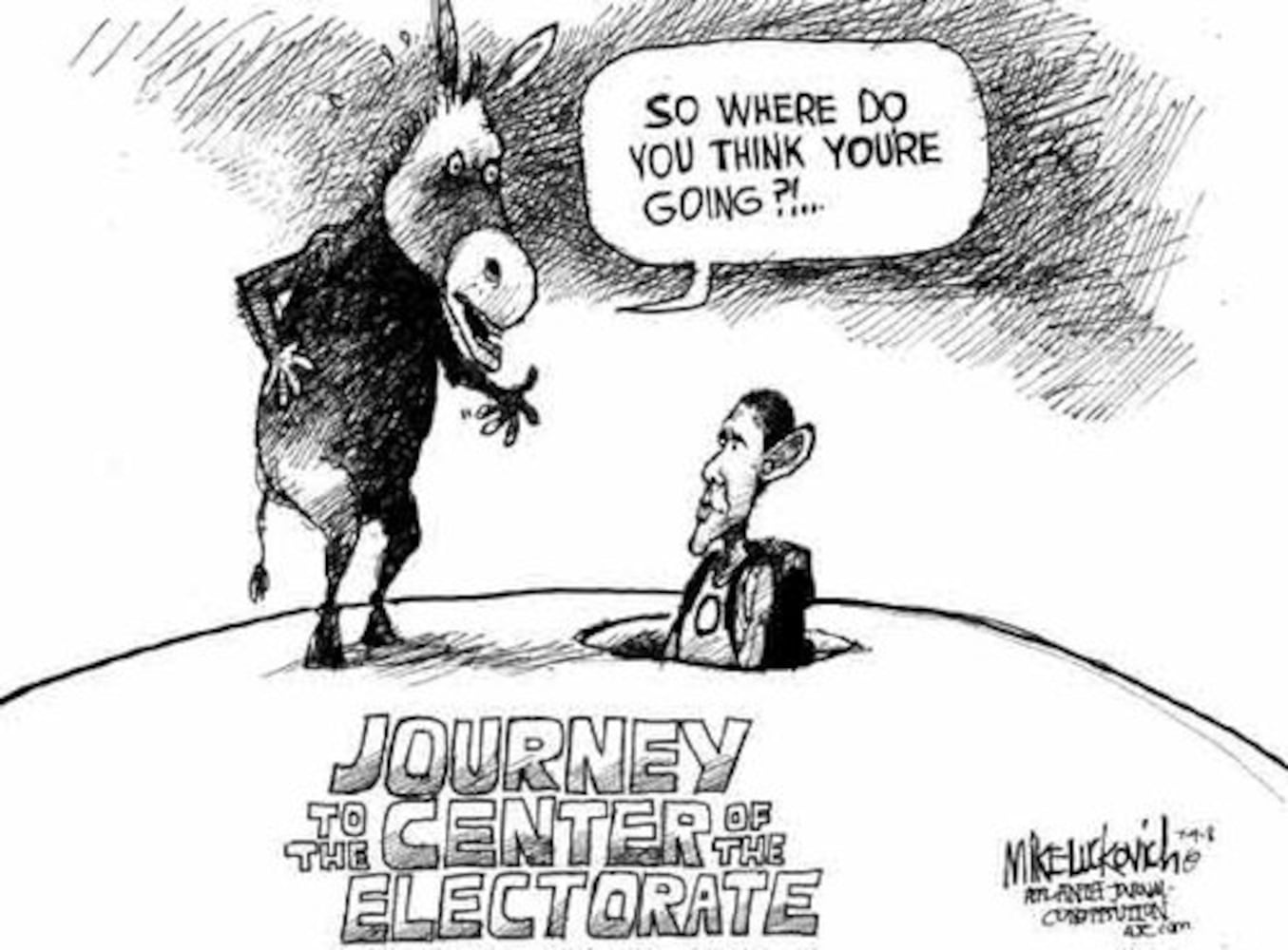 Luckovich: Barack Obama cartoons