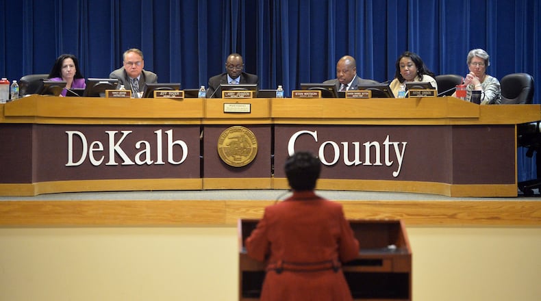 DeKalb County Commissioners receive a $3,600 supplemental expense allowance in addition to their part-time salary. The money comes with no reporting requirements or strings. KENT D. JOHNSON/KDJOHNSON@AJC.COM